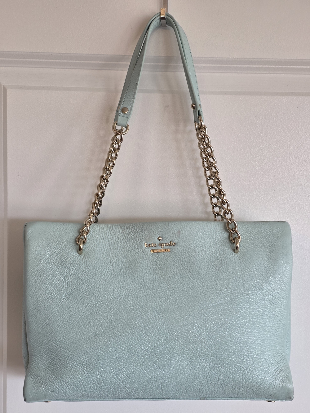 Kate Spade New York Halle Chain Shoulder Bag Seawater